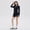 black, variant on Top-kevin Women's 2 Piece Tennis Skirt Set Pleated Golf Dress with Built-in Shorts & Pockets Athletic Workout Outfits