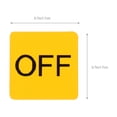 thumbnail image 2 of 20pcs Device Switch Label Sticker On/Off Caution Switch Sticker Device Switch Stickers, 2 of 8