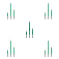 thumbnail image 3 of Riwesomey Kit de brocas de destornillador GREENER antideslizante DIY extracción destornillador herramientas de repuesto Extractor 65/90/150mm 3 uds Type2 NO2 Riwesomey CBP262726, 3 of 4