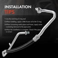 thumbnail image 6 of A-Premium A/C Suction Line Hose Assembly Compatible with Mazda 3 2010 2011 2012 2013 L4 2.0L, Compressor to Evap, 6 of 8