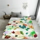 thumbnail image 5 of Fotbe Floral Vintage Manta de Franela Acolchonada con Estampado, Súper Suave y Esponjosa, Extra Grande para Sofá, Cama, Uso Todo el Año-60"x50", 5 of 7