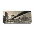 thumbnail image 1 of New York Computer Mouse Pad, Queensboro Bridge NYC Night Sepia Artprints Urban City View Modern Life Theme, Rectangle Non-Slip Rubber Mousepad X-Large, 35" x 15" Gaming Size, Grey Brown, by Ambesonne, 1 of 2