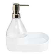 Mainstays Soap Pump and Sponge Holder, Soap Dispenser with Built-in Caddy, 17.1 oz (508 ml)