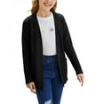 thumbnail image 2 of Open Front Girls Solid Color Casual Cardigans Kids Children Loose Knit Sweater, 2 of 4