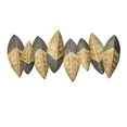 thumbnail image 2 of DecMode Indoor Gold Metal Contemporary Abstract Wall Decor, 2 of 9