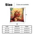 thumbnail image 5 of Throw Covers Pillows with Unique Patterns - Set of 2 Decorative Pillow Inserts in 16x16, 18x18, 20x20 Inches for Home Decor and More, 5 of 6
