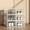 White, variant on 6 Pack Clear Shoe Boxes with Lids - Thick Stackable Plastic Sneaker Storage Bins, Foldable Shoe Display Case for Entryway Closet Bedroom Dorm, Space Saving Organizer