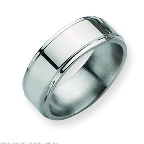 Titanium 8mm Mens Wedding Ring Band Jewelry Sz 10.5