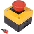 thumbnail image 1 of Pulsador de parada de emergencia - 22mm Pulsador de parada de emergencia tipo seta rojo 660V 10A Con destornillador Phillips., 1 of 5