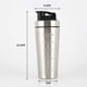 thumbnail image 3 of Stainless Steel Protein Shaker Bottle Leak-Proof, BPA-Free with Mixing Ball & Measurement Markings for Gym & Travel, 3 of 5