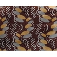 thumbnail image 5 of oneOone Georgette Viscose Brown Fabric Abstracts Sewing Craft Projects Fabric Prints By Yard 42 Inch Wide, 5 of 6