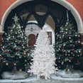thumbnail image 5 of Árbol Navideño La Merced Pino Ramas Montables Blancas Brillantes Altura 1.80 m Artificial Plástico Resistente, 5 of 5
