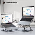 thumbnail image 2 of CNC Aluminum Alloy Foldable Laptop Cooling Bracket for MacBook Air/Pro (Grey) Ndcxsfigh Para estrenar, 2 of 7