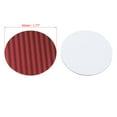 thumbnail image 3 of Unique Bargains 4pcs 50mm Wheel Center Hub Cap Sticker Emblem Badge Carbon Fiber Pattern for Car, 3 of 5