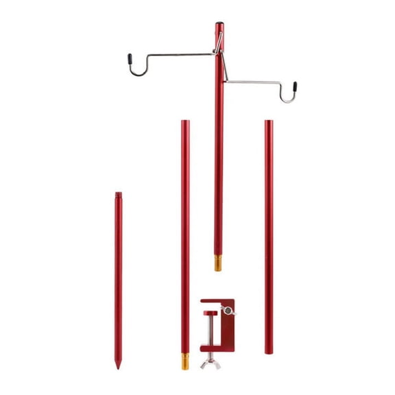 Outdoor Campsite Folding Light Stand Camping Portable Desktop Light Pole Stand Suitable for Camping Fishi