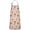 Pink Ballerina Pattern, variant on Pink Flower Fairy Pattern Apron-Garden Aprons for Women with Pockets-Cotton Linen Waterproof Kitchen Cooking Gardening Aprons Adjustable for Kitchen,Cooking,BBQ and Salon 33x27 Inch