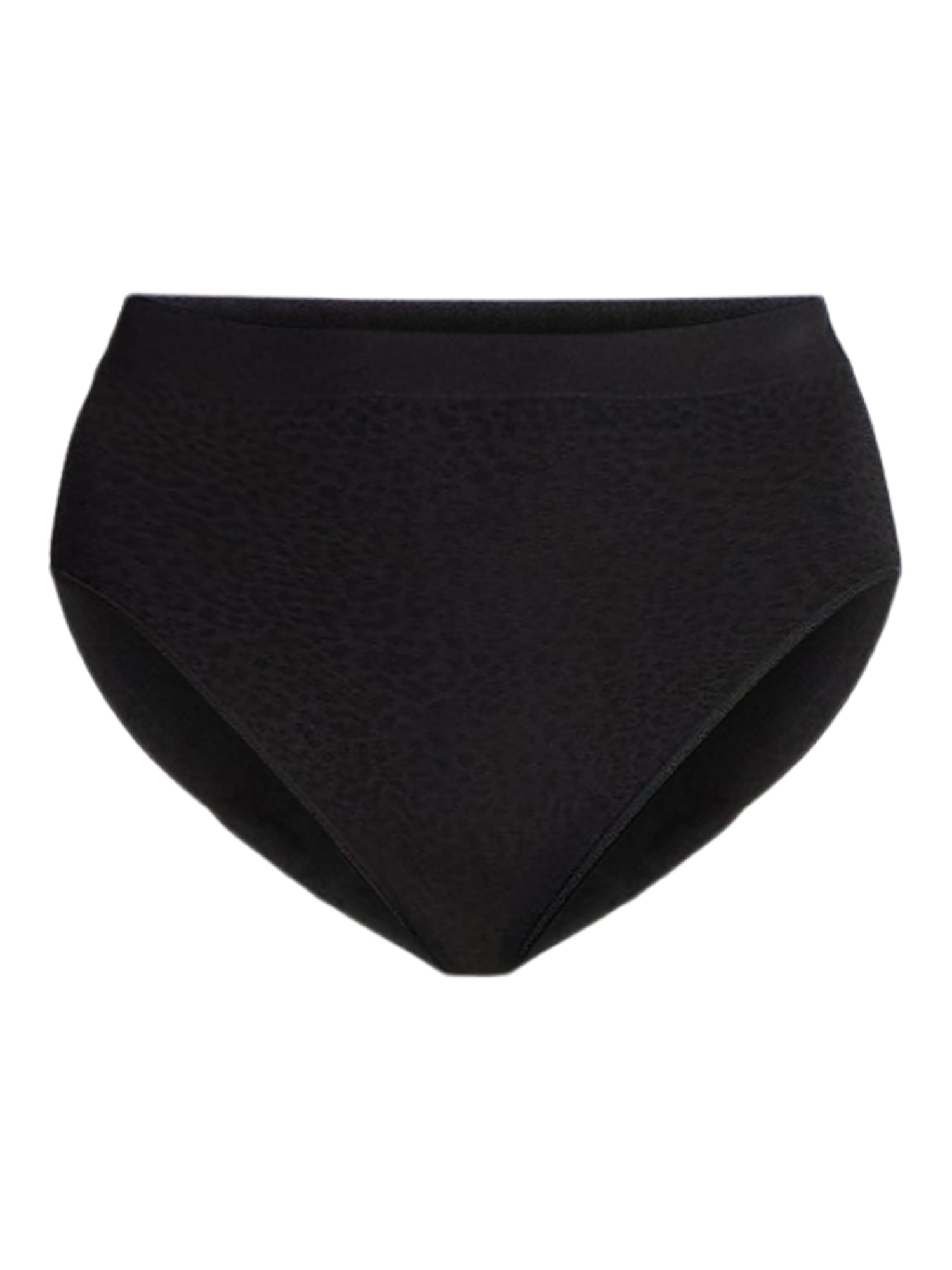 Joyspun Women's Plus Seamless Hi-Cut Panties, 3-Pack, Sizes 1X-5X