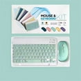thumbnail image 3 of Mini Wireless Bluetooth Keyboard Mouse Set Rechargeable Compatible for Android IOS Windows Black, 3 of 5