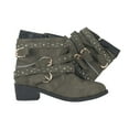 thumbnail image 1 of Bottines à Talons Mode Chaussures Rétro Élégantes pour Femmes Fermeture Éclair Courte Respirantes, 1 of 9