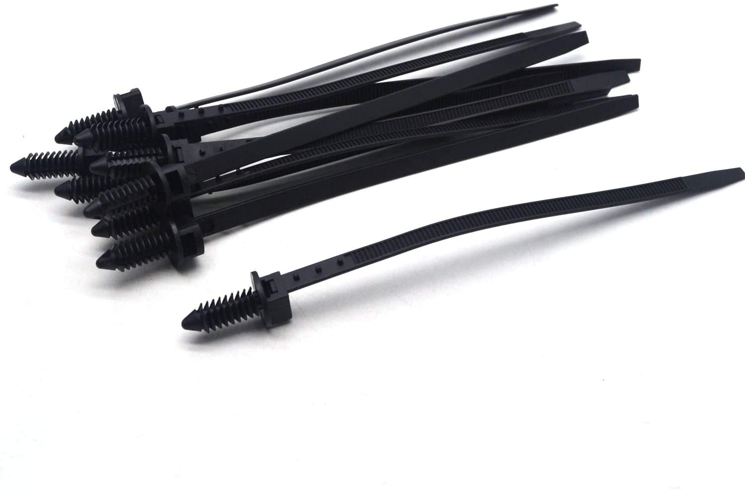 36” Black Nylon Cable Tie Zip Heavy Duty Plastic Wire Pack of 10pcs 