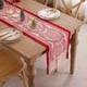thumbnail image 1 of Fiudx Ofertas relámpago del día, solo en línea Bandera de mesa con borlas rojas para Navidad, bodas, mesa de comedor y aparador totalmente de poliéster, 1 of 6