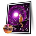 thumbnail image 2 of 5D DIY diamante pintura gato Luna completo redondo taladro mosaico arte cuadro decoración Kits Tmvgtek decoración de arte en el hogar, 2 of 9