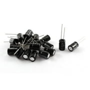20Pcs 35V 220uF 105C Radial Lead Electrolytic Capacitor 8mm x 12mm