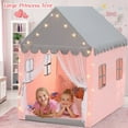 thumbnail image 2 of Princess Tent w/Star Light String and 2pcs Windows Playhouse Tent Large Space Fairy Castle Tent for Reading and Relaxing Play Tent for Kids Christmas Gift, 2 of 6