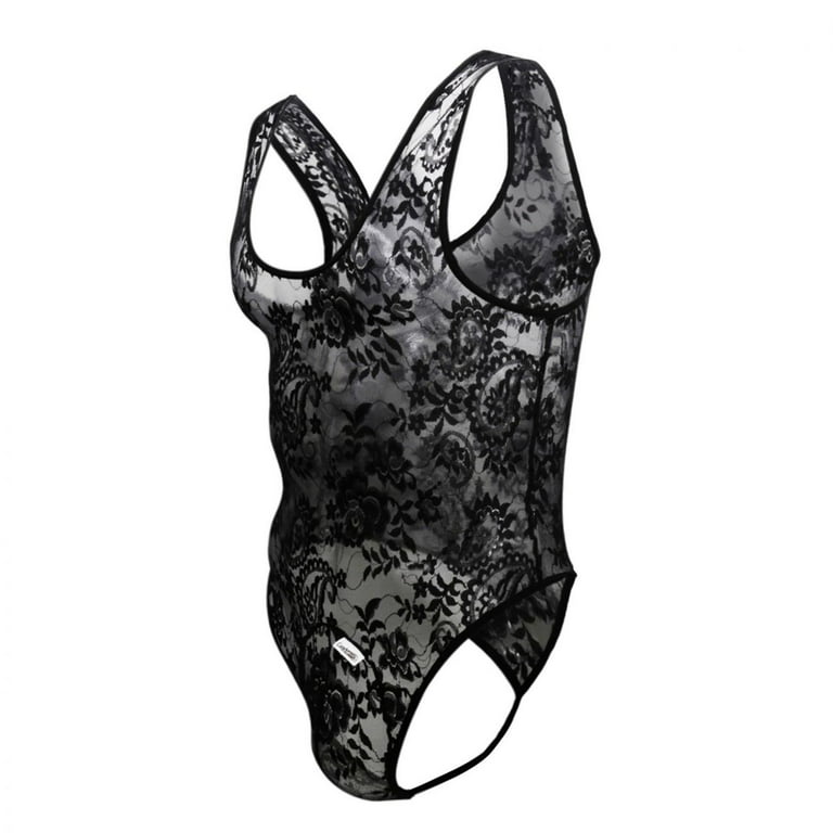 Candyman 99600 Mesh Bodysuit Black –  - Men's  Underwear and Swimwear