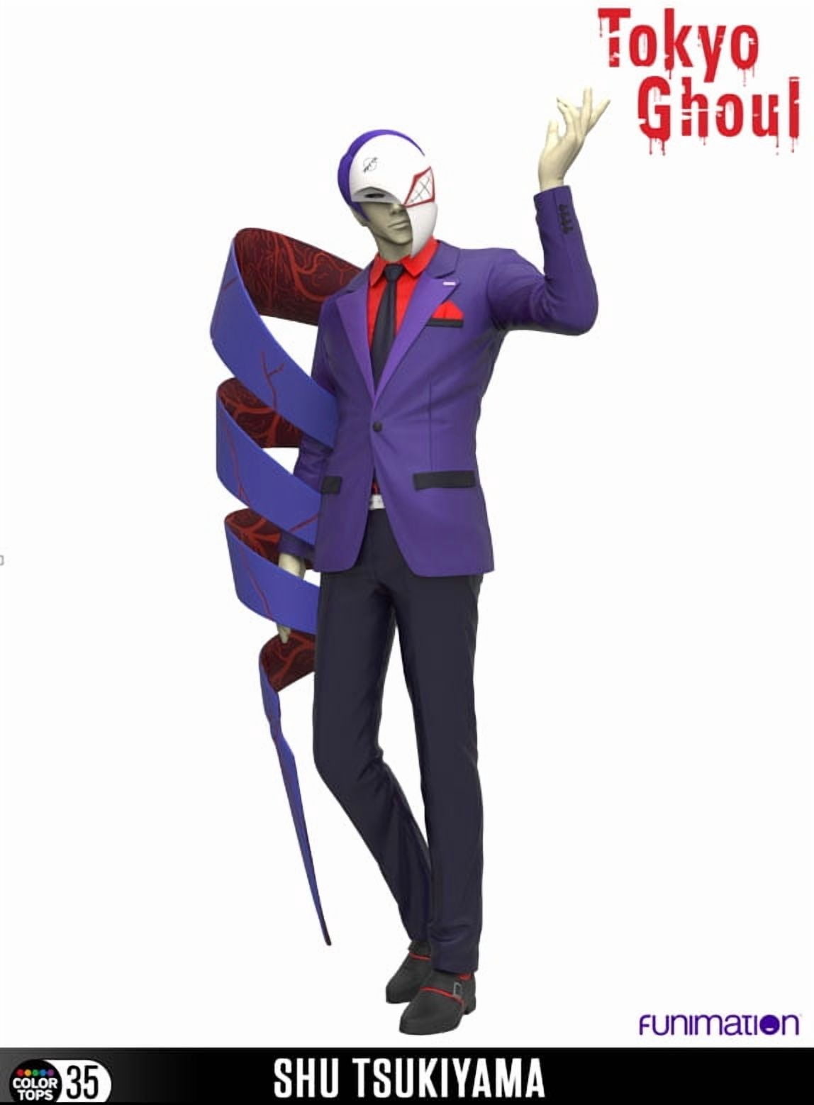 McFarlane Tokyo Ghoul Color Tops Blue Wave Shu Tsukiyama Action Figure
