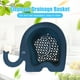 thumbnail image 4 of Cesta de drenaje de elefante para fregadero Cesta de grifo multifuncional Fruta de drenaje poroso Likrtyny Para estrenar, 4 of 6