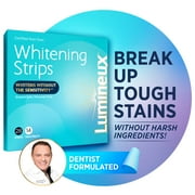 LUMINEUX ORAL ESSENTIALS Lumineux Enamel-Safe & Peroxide-Free Teeth Whitening Strips, Dentist Formulated, 14-Pack