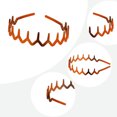 thumbnail image 3 of Sawtooth Bandeau à Dents de Requin Peigne en Plastique en Forme de U Bandeau à Dents de Requin Bandeau à Dents de Requin Bandeau à Cheveux Vague Noir, 3 of 5