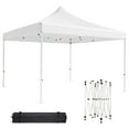 thumbnail image 2 of M optimized 10x10ft Pop Up Canopy, Heavy Duty Instant Tent with Wheeled Carry Bag, All Season Commercial Sun Shelter, Portable Canopy Shelter for Patio, Backyard, Bench, Garden, 2 of 6