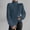 142#Blue, variant on Jumpers High Neck Tops for Women Plus Size Knitted Sweater Long Sleeve Athletic Jumper Pullove Neck Casual Plain Oversized Comfy Soft Pullovers