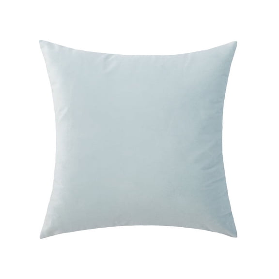 Nvzi Throw Pillow Cover 18x18 Decorative Cushion Case Farmhouse Pillowcase Modern Pillow Covers for Sofa,Couch, Living Room, Light Blue