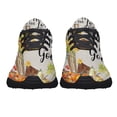 thumbnail image 5 of Fall Cross Sunflowers Pumpkins Give Thanks Unto The Lord For He Is Good Shoes Sneakers Black Size 6, 5 of 7