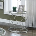 thumbnail image 3 of Furniture of America Nellie Transitional Metal End Table in Champagne Gold, 3 of 6