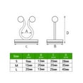 thumbnail image 2 of EIMELI 50Pcs Climbing Plant Fixture Clips Garden Vines Sticky Clips Wall Vines Fixed Holder, 2 of 9