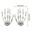 thumbnail image 3 of SLYNSHome Halloween Skeleton Hands,Realistic Plastic Skeleton Hands for Halloween Themed Party Decoration, 3 of 7