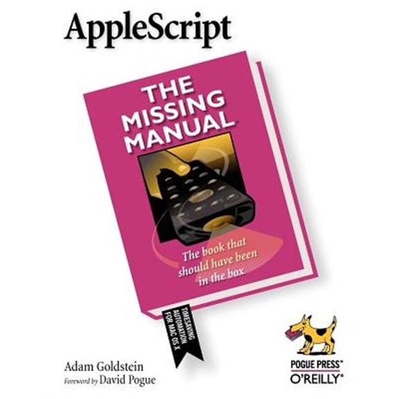 Pre-Owned AppleScript: The Missing Manual (Paperback) 0596008503 9780596008505