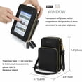 thumbnail image 4 of Satchel Purse Soft Pu Leather Women Rfid Blocking Small Crossbody Bags Cell Phone Purse Built In Wallet Shoulder Bag, 4 of 5
