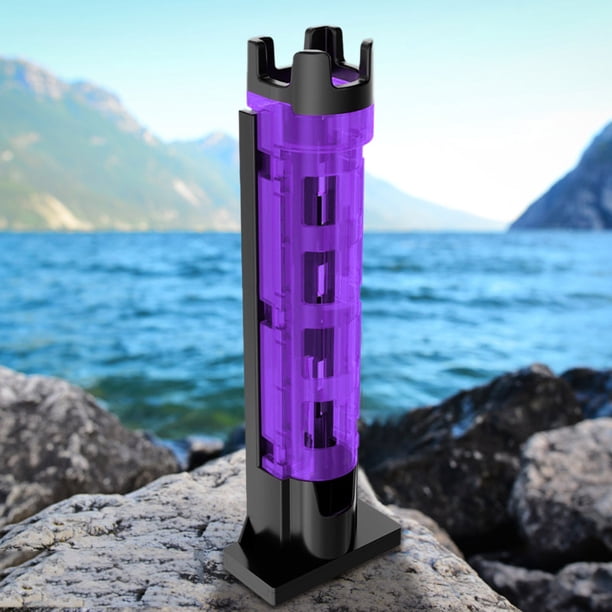 Soporte para caña de pescar Caja de pesca Soporte de barril Estante de barril de pesca ajustable Durable para artes de pesca Barbie Nuevos Originales