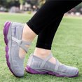 thumbnail image 6 of NOKIO Womens Comfort Elastic Sock Slip On Walking Lightweight Non-Slip Fall Shoes Ladies Fashion Colorblock Mesh Breathable Non Slip Soft Sole Casual Sneakers, 6 of 8