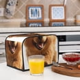 thumbnail image 6 of Yiaed Happy Fluffy Running Dog Print Two Slice Bread Machine Cover, Universal Size Kitchen Appliance Cover for Bread Machine,Bread Machine Cover, 6 of 7