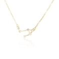 thumbnail image 1 of Ins Constellations Theme Friendship Necklace Rhinestone Comfortable Delicate with Display Card Pendant for Lover Festival Gifts Libra gold, 1 of 6