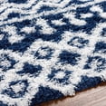 thumbnail image 6 of Mark&Day Area Rugs, 7x9 Carter Global Shag Dark Blue Area Rug, Navy White Carpet for Living Room, Bedroom or Kitchen (6'7" x 9'6"), 6 of 6