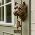 thumbnail image 3 of Witch Welcome Doorbell Vintage Cast Iron Dinner Doorbell Witches Wall-Mounted Entrance Bells Wireless Bells for Porch Front Door Garden Yard Outdoor Indoor Halloween Decoration Gift, 3 of 6