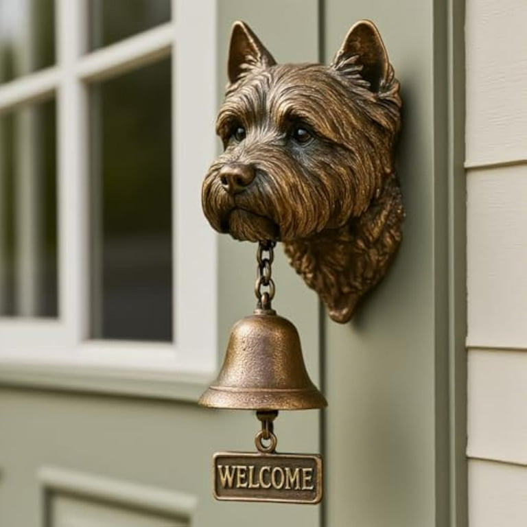 Sausage Dog Welcome Doorbell Vintage Cast Iron Dinner Doorbell All