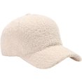 thumbnail image 1 of LAICAIW Womens-Lamb-Wool-Baseball-Cap Winter-Warm Teddy-Fleece Wool-Baseball-Hat-Men, 1 of 7